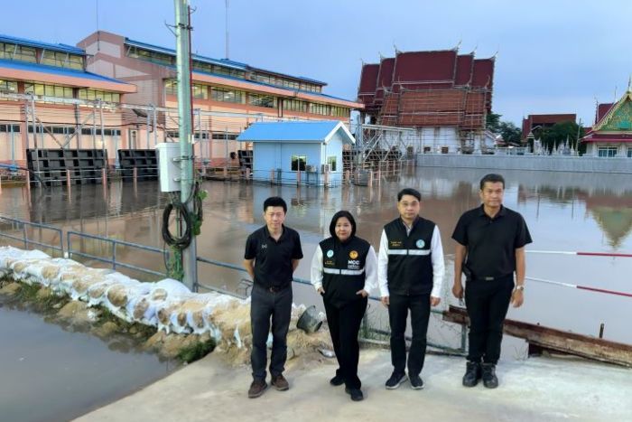 ผู้ว่าการ กปน. ลงพื้นที่ตรวจโรงสูบน้ำดิบสำแล ติดตามสถานการณ์น้ำ เตรียมพร้อมเฝ้าระวังและป้องกันน้ำท่วม